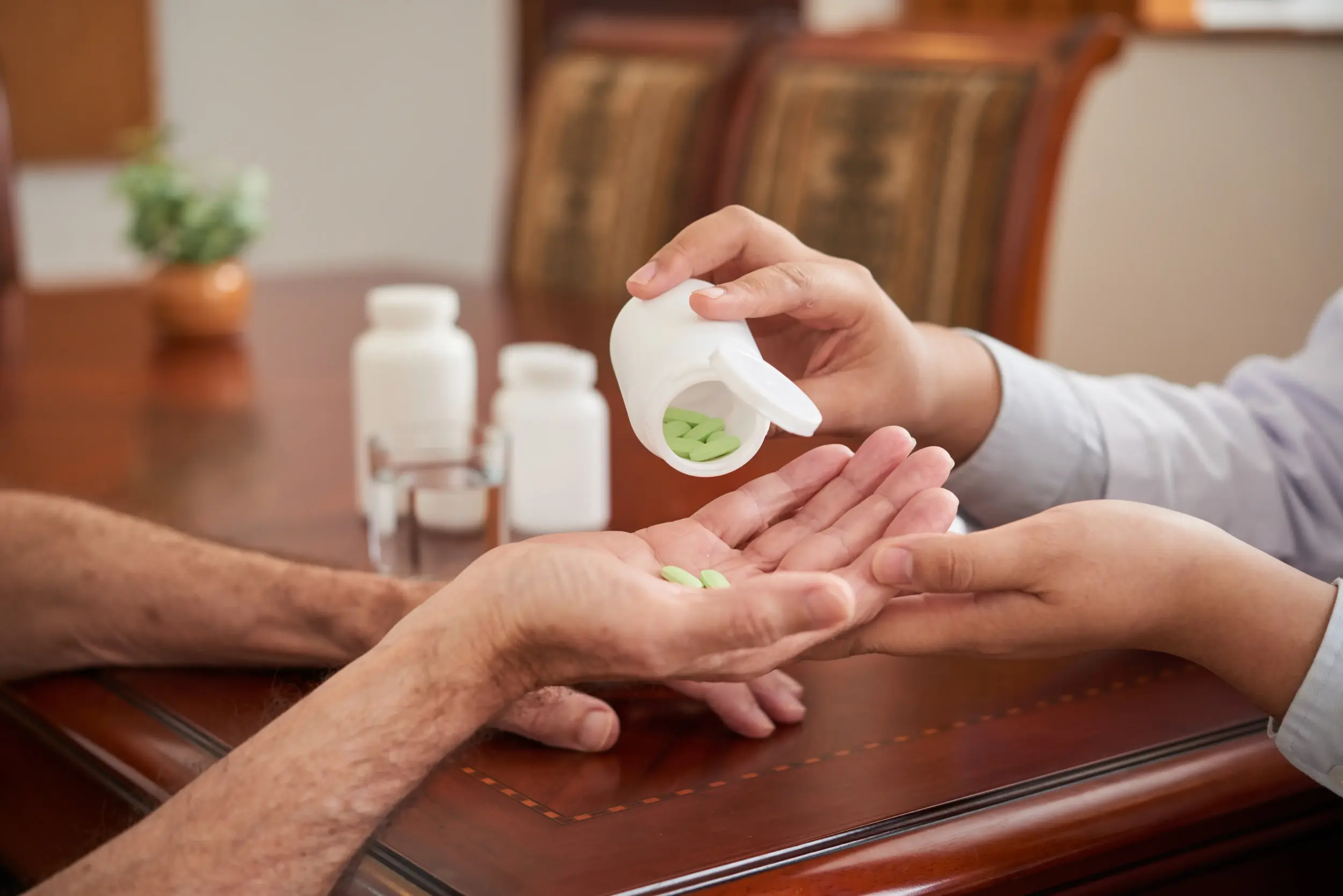 Medication reminders for seniors at home
